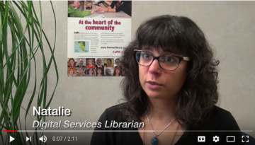 Natalie - Digital Services Librarian